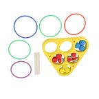 Ring Throw Pool Game Toy EVA Floating Foam with Balls for Kids Adults Water Sports Outdoor Party