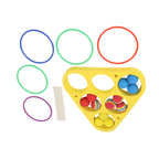 Ring Throw Pool Game Toy EVA Floating Foam with Balls for Kids Adults Water Sports Outdoor Party