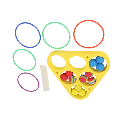 Ring Throw Pool Game Toy EVA Floating Foam with Balls for Kids Adults Water Sports Outdoor Party