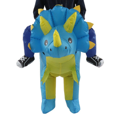 Inflatable Dinosaur Costume Halloween Cosplay Costume Party Riding Triangle Dinosaur Inflatable Doll Suit Children 90‑120cm