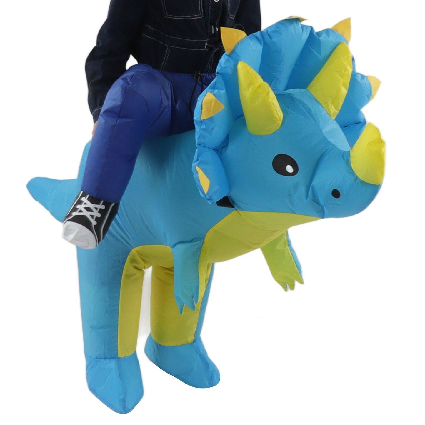 Inflatable Dinosaur Costume Halloween Cosplay Costume Party Riding Triangle Dinosaur Inflatable Doll Suit Children 90‑120cm