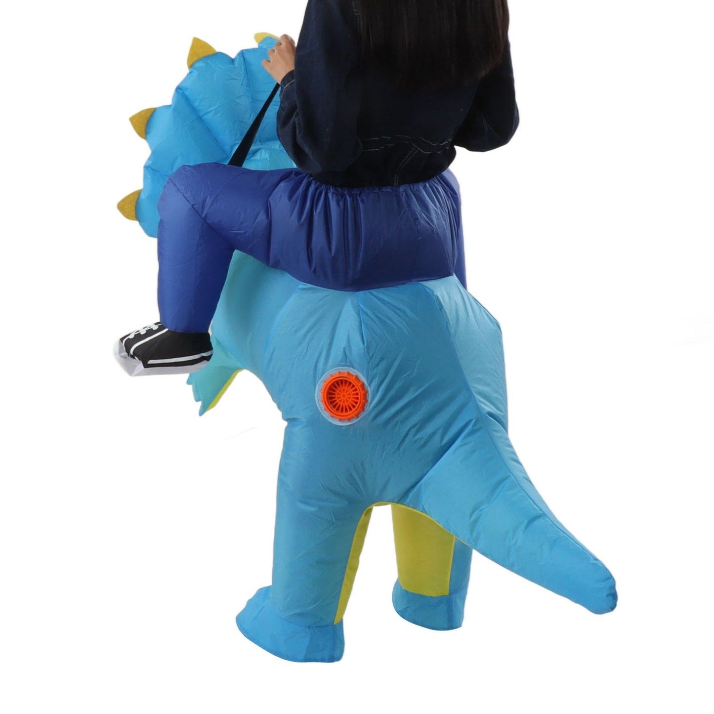 Inflatable Dinosaur Costume Halloween Cosplay Costume Party Riding Triangle Dinosaur Inflatable Doll Suit Children 90‑120cm