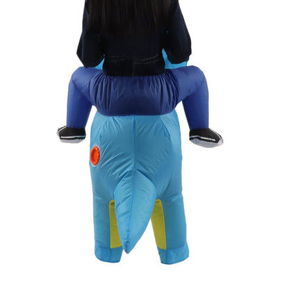 Inflatable Dinosaur Costume Halloween Cosplay Costume Party Riding Triangle Dinosaur Inflatable Doll Suit Children 90‑120cm