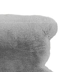 Cute Bedroom Rug Soft Bear Shaped Shaggy Floor Mat for Kids Teen Girls Room Floor Living Room Gray 45x60