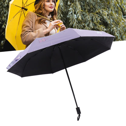 Children Umbrella 3 Fold Reflective Edge Cartoon Portable Kids Sun Rain Umbrella for Boys Girls