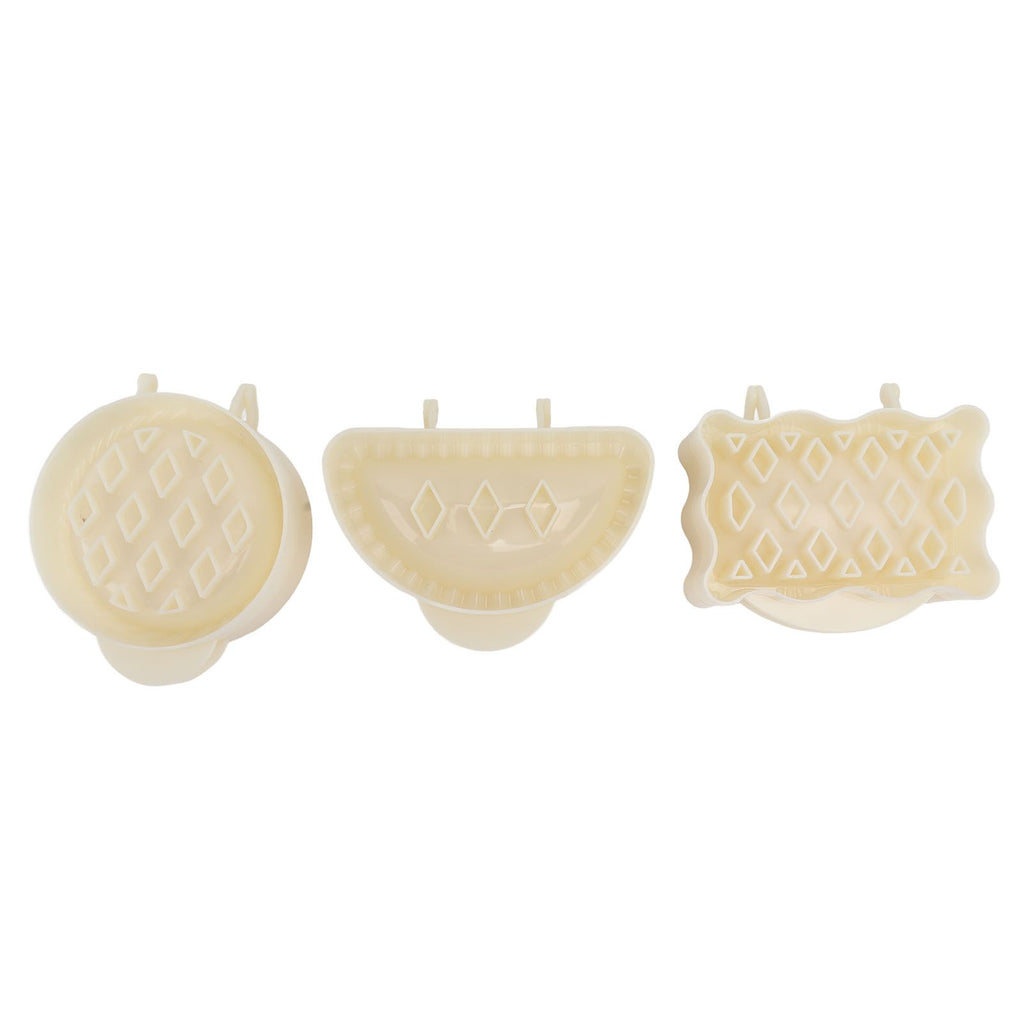 3PCS Pie Molds Set Environmentally Friendly ABS Mini Hand Pie Maker for Apple Pie Kitchen Christmas
