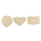 3PCS Pie Molds Set Environmentally Friendly ABS Mini Hand Pie Maker for Apple Pie Kitchen Christmas