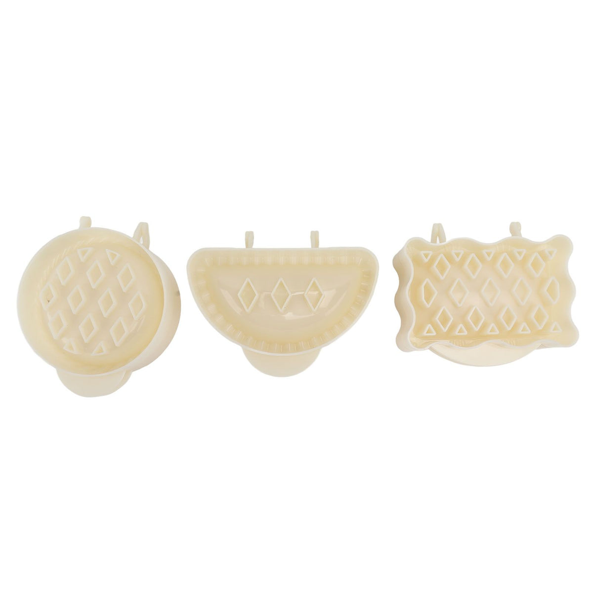 3PCS Pie Molds Set Environmentally Friendly ABS Mini Hand Pie Maker for Apple Pie Kitchen Christmas