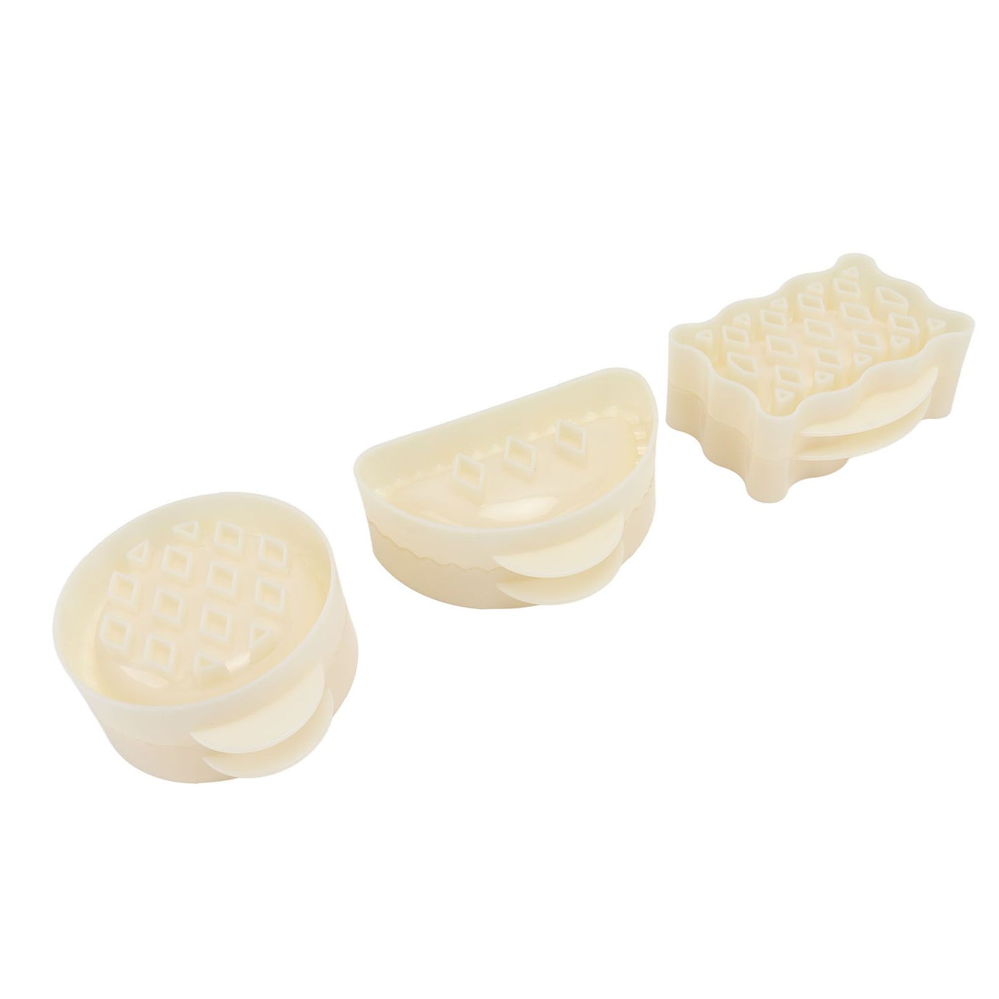 3PCS Pie Molds Set Environmentally Friendly ABS Mini Hand Pie Maker for Apple Pie Kitchen Christmas