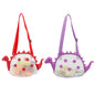 Dinosaur Mesh Beach Bag for Kids Shell Collecting Totes Portable Beach Holding Bag for Boys and Girls