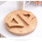 Clip On Tray Sofa Table Portable Couch Arm Tray Table Natural Bamboo Sofa Armrest Clip On Tray for Eating and Drink