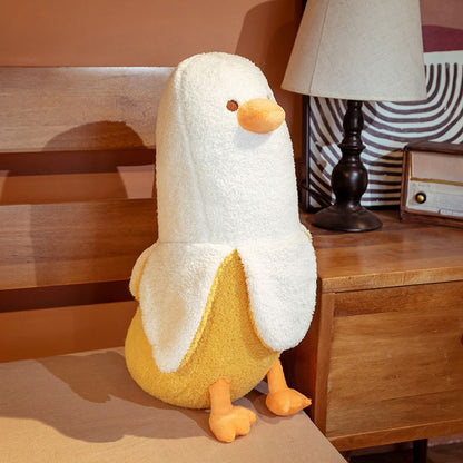 50CM Banana Duck Plush Toy Animal Plush Toy Adorkable Gift Cartoon Banana Duck Sleeping Pillow Home Sofa Bed Decoration