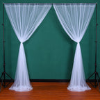 Wedding Party Window Screen Decoration Bedroom Outdoor Semi Transparent Mesh Curtains