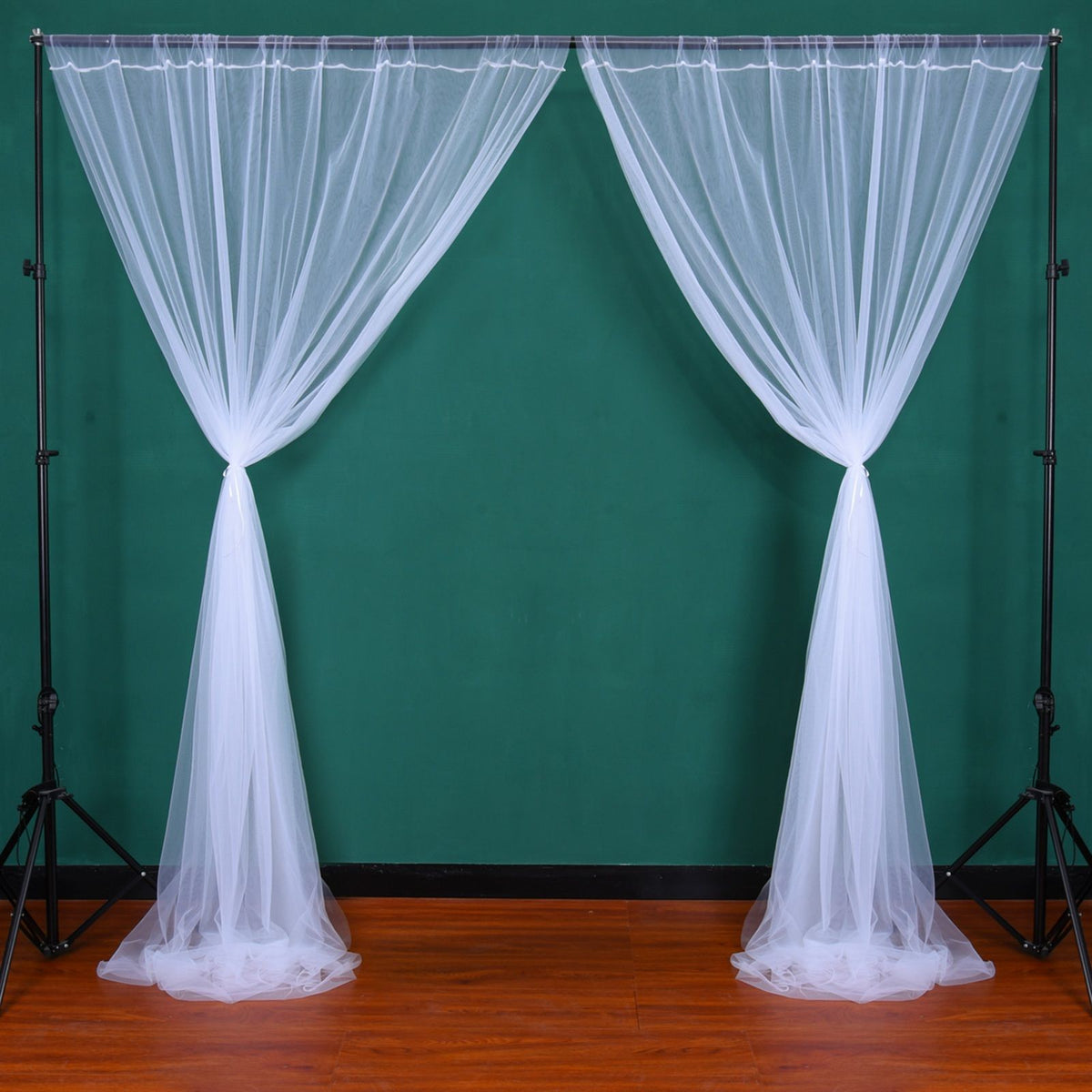 Wedding Party Window Screen Decoration Bedroom Outdoor Semi Transparent Mesh Curtains