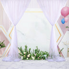 Wedding Party Window Screen Decoration Bedroom Outdoor Semi Transparent Mesh Curtains