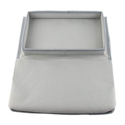 Sofa Armrest Organizer 600D Oxford Cloth Multi Pocket Couch Armrest Storage Bag TV Remote Holder for Cellphone Tablet Book Magazines Coffee