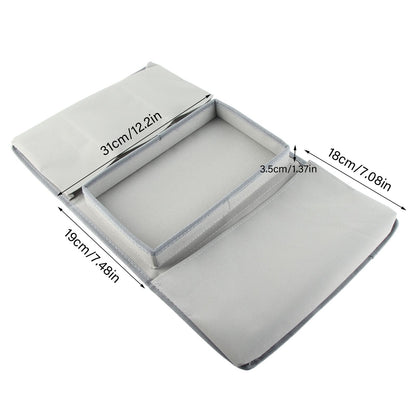 Sofa Armrest Organizer 600D Oxford Cloth Multi Pocket Couch Armrest Storage Bag TV Remote Holder for Cellphone Tablet Book Magazines Coffee