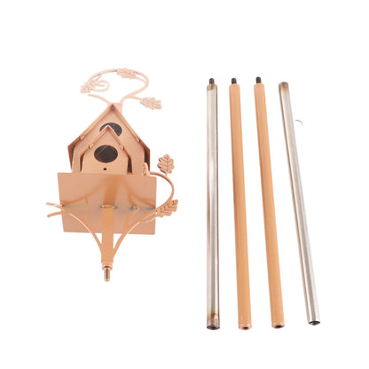 Birdhouse Garden Stakes Abstract And Traditional Style Birdhouse Garden Stakes