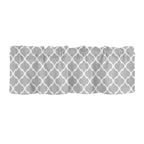 Window Top Curtain Fashion Printing Light Blocking Valance Short Curtain for Home Use 137x45cm