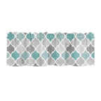 Window Top Curtain Fashion Printing Light Blocking Valance Short Curtain for Home Use 137x45cm