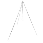 4 Section Campfire Tripod Portable Aluminum Alloy Hanging Pot Tripod for Outdoor