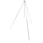 4 Section Campfire Tripod Portable Aluminum Alloy Hanging Pot Tripod for Outdoor