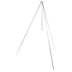 4 Section Campfire Tripod Portable Aluminum Alloy Hanging Pot Tripod for Outdoor