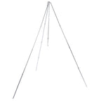 4 Section Campfire Tripod Portable Aluminum Alloy Hanging Pot Tripod for Outdoor
