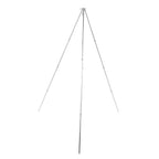4 Section Campfire Tripod Portable Aluminum Alloy Hanging Pot Tripod for Outdoor