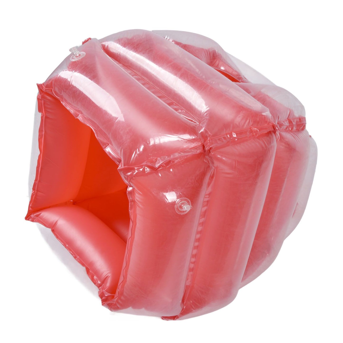 Inflatable Bubble Toy Outdoor Red Body Bubble Ball Interesting PVC Bubble Ball for Kids Adult