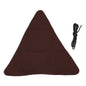 Tripod Stool Cloth Portable Foldable Triangle Stool Cloth Handcraft Anti Scratch Canvas Camping Stool Cloth for Fishing Brown