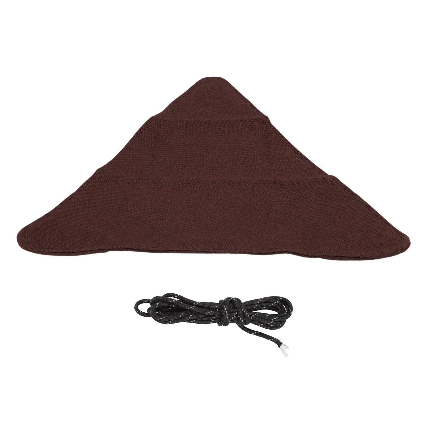 Tripod Stool Cloth Portable Foldable Triangle Stool Cloth Handcraft Anti Scratch Canvas Camping Stool Cloth for Fishing Brown