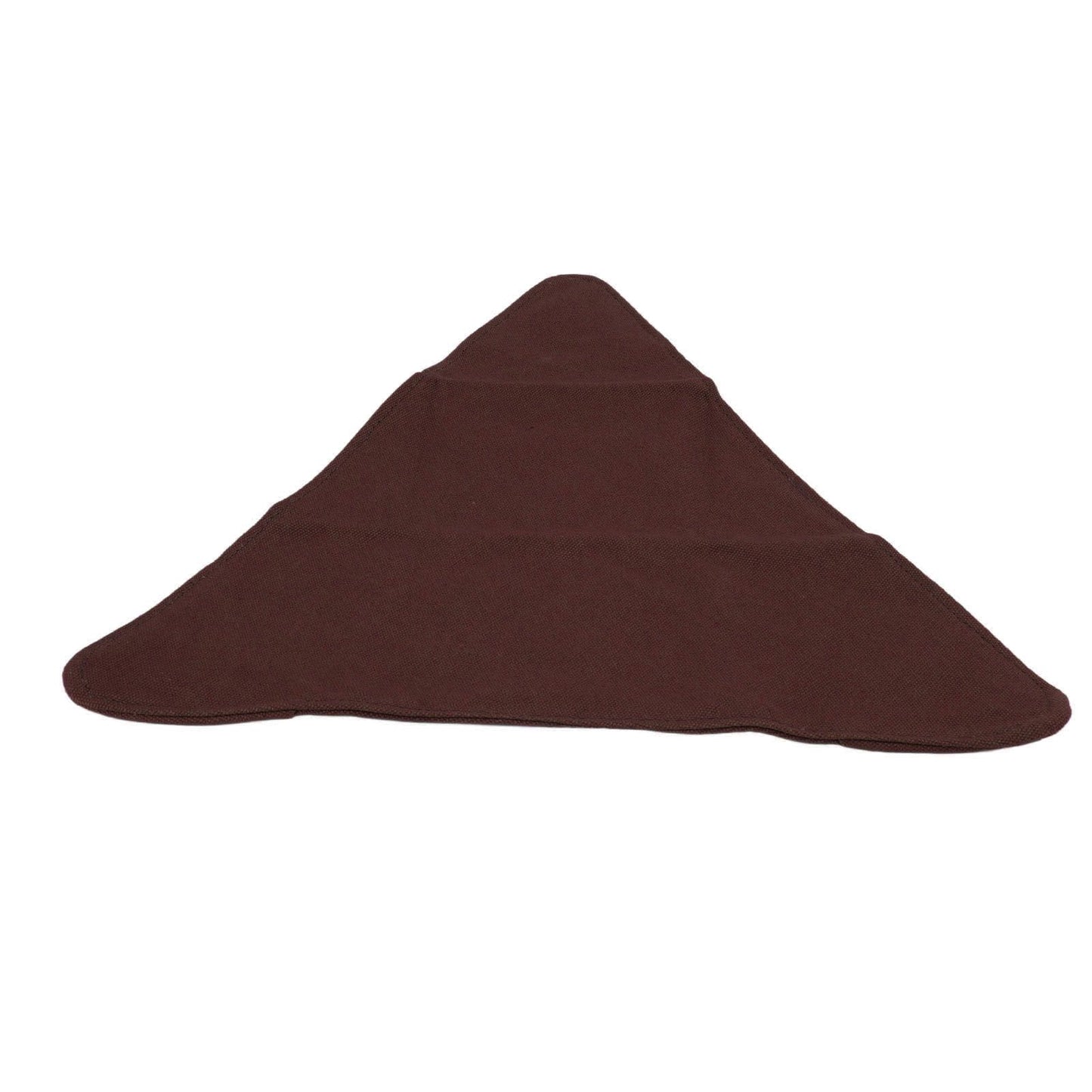 Tripod Stool Cloth Portable Foldable Triangle Stool Cloth Handcraft Anti Scratch Canvas Camping Stool Cloth for Fishing Brown