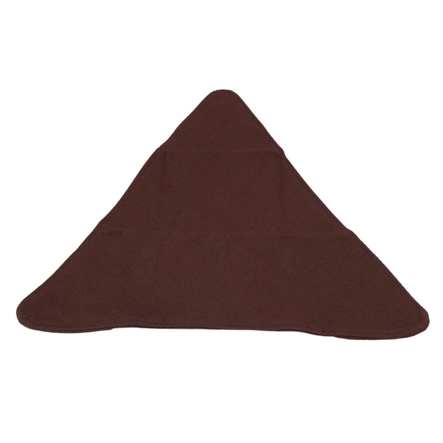 Tripod Stool Cloth Portable Foldable Triangle Stool Cloth Handcraft Anti Scratch Canvas Camping Stool Cloth for Fishing Brown