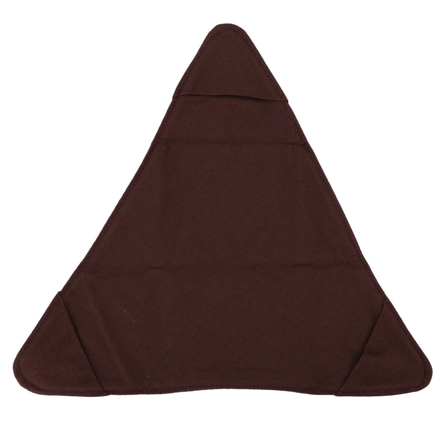 Tripod Stool Cloth Portable Foldable Triangle Stool Cloth Handcraft Anti Scratch Canvas Camping Stool Cloth for Fishing Brown