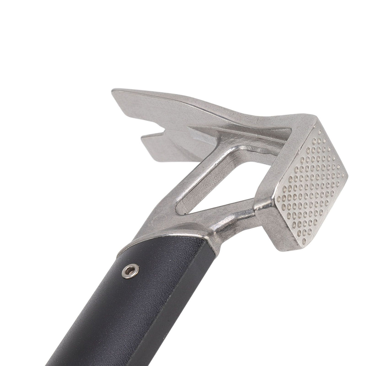 Camping Hammer Stainless Steel Ox Horn Head Aluminum Handle Large Resistance Tent Stake Hammer for Camping Outdoor Black