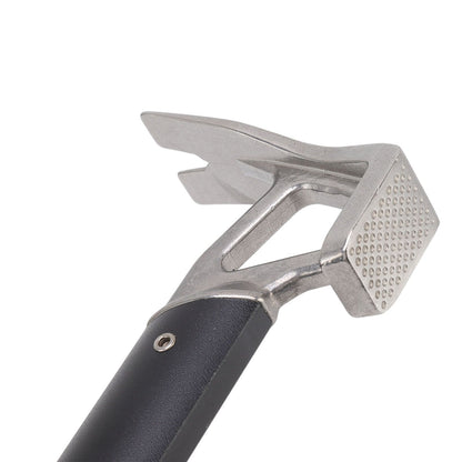 Camping Hammer Stainless Steel Ox Horn Head Aluminum Handle Large Resistance Tent Stake Hammer for Camping Outdoor Black