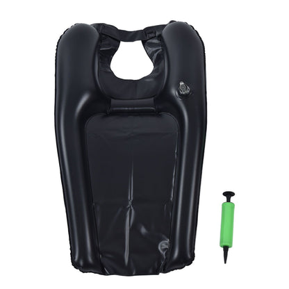 Inflatable Shampoo Bowl Portable Hair Washing Tray with Inflator Pump Lightweight Shampoo Basin