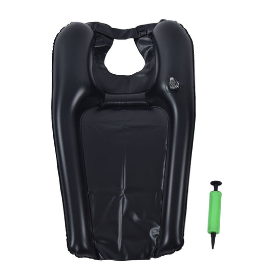 Inflatable Shampoo Bowl Portable Hair Washing Tray with Inflator Pump Lightweight Shampoo Basin
