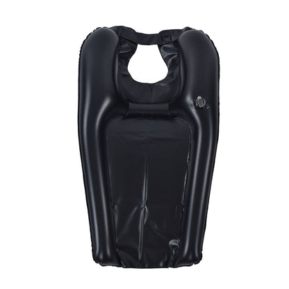 Inflatable Shampoo Bowl Portable Hair Washing Tray with Inflator Pump Lightweight Shampoo Basin