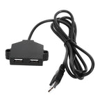 Dual USB Charging Socket with 1.5m Cable 5V 1A Multipurpose for Phone Tablet Camera