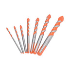 Drill Bits Punching Triangular Drill Bits with Storage Case for Ceramics Marble Wall Openings