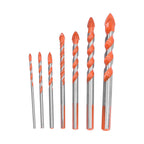 Drill Bits Punching Triangular Drill Bits with Storage Case for Ceramics Marble Wall Openings