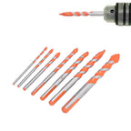 Drill Bits Punching Triangular Drill Bits with Storage Case for Ceramics Marble Wall Openings