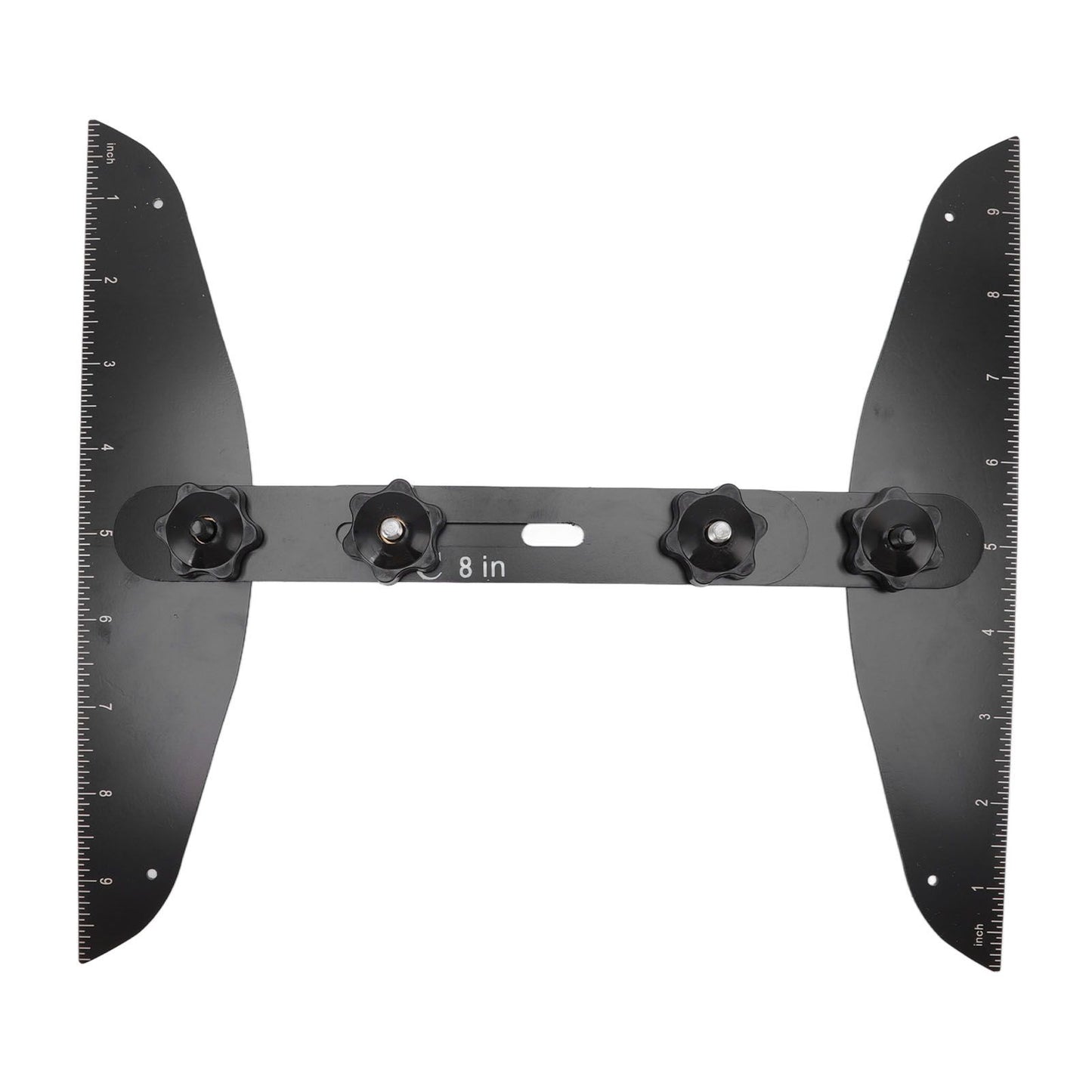 Stair Treads Gauge Stainless Steel 8in 12in 16in Corrosion Resistant High Accuracy Easy Operation Stair Measuring Tool Black Set