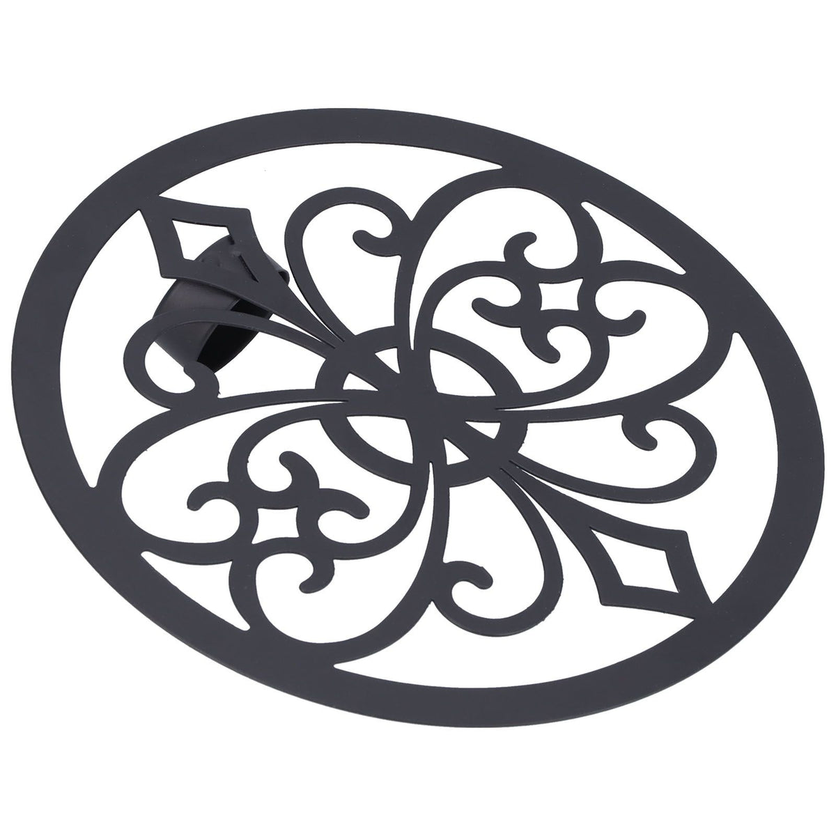 Wall Hanging Candle Holders Black European Retro Prevent Dripping Baroque Wall Candlestick