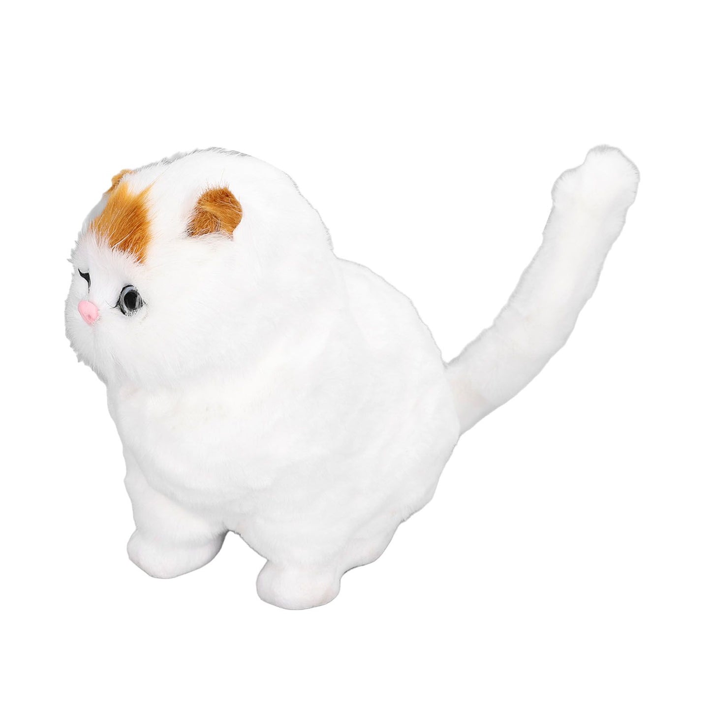 Simulation Animal Lovely Lifelike Simulation Animal Cat Doll with Sound for Kids Gift Home Decoration