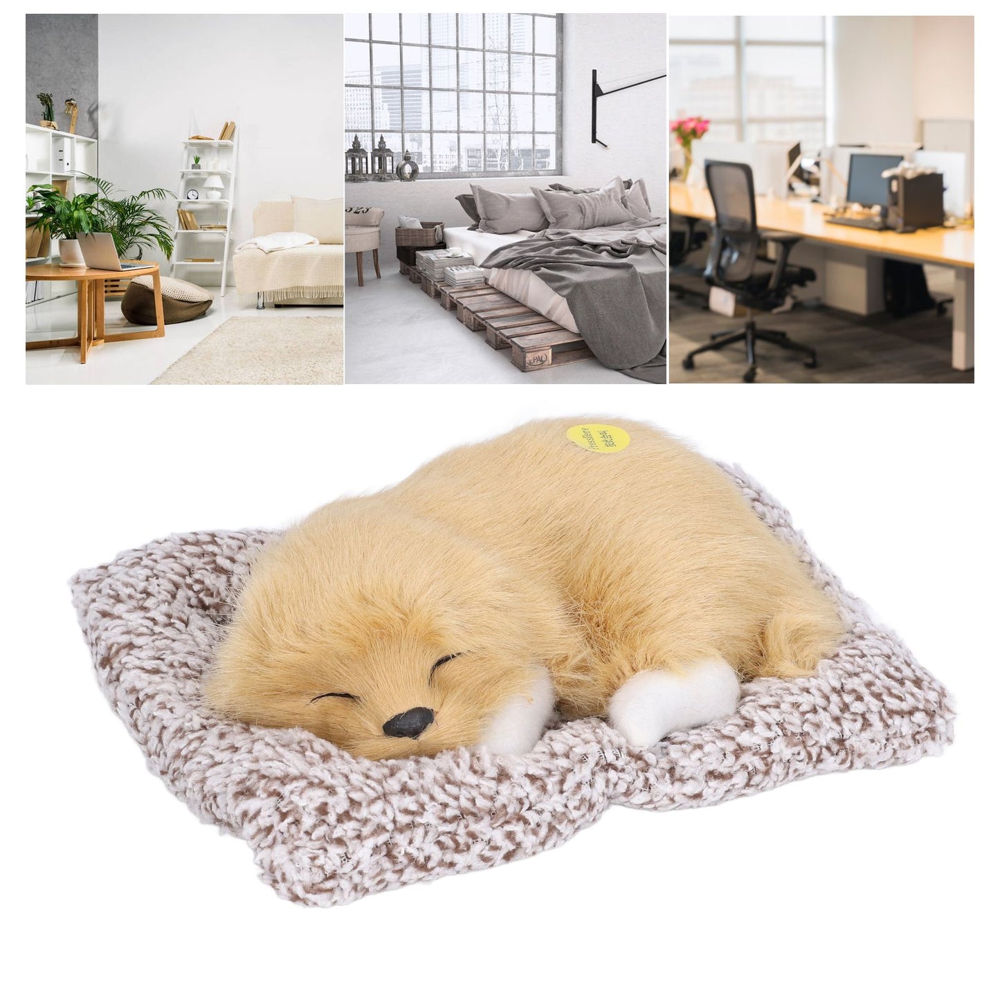 Realistic Sleeping Dog Adorable Sleeping Puppy Children Toys Decorations Gifts for Boys GirlsLabrador