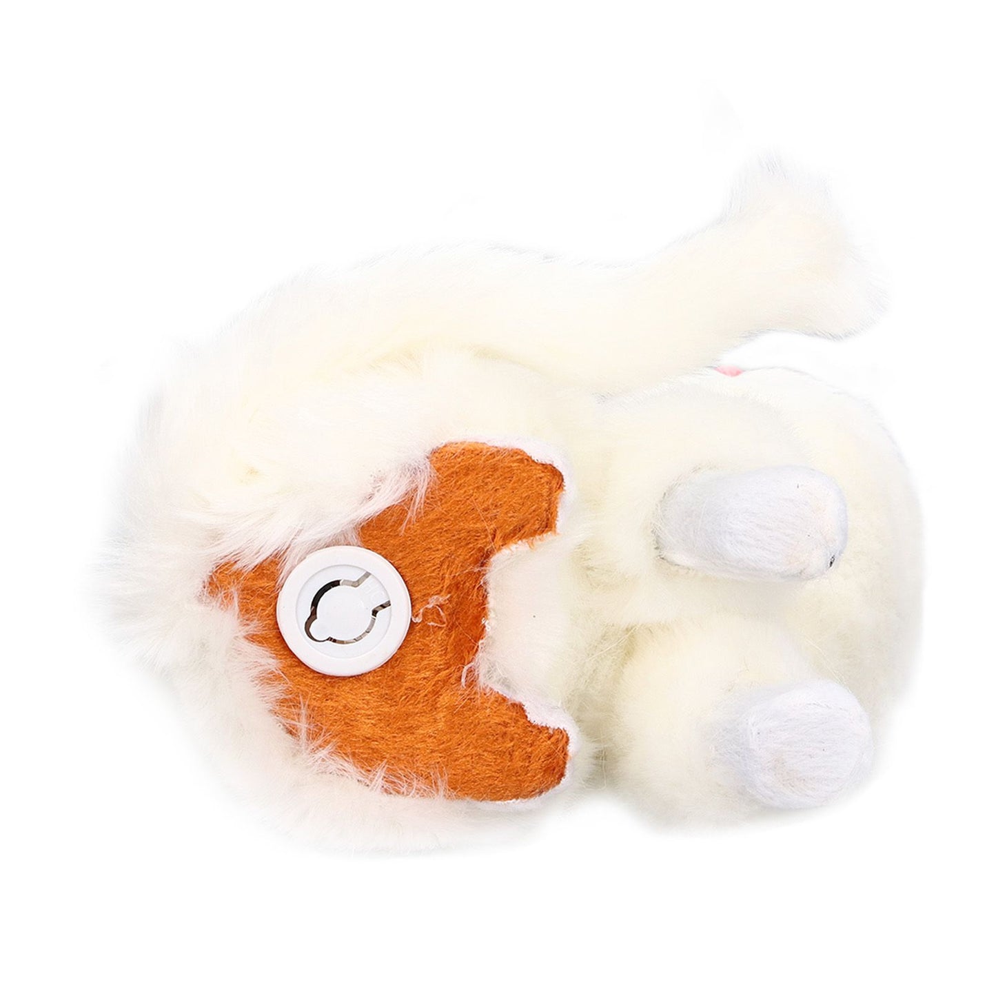 Simulation Cat White Cute Attractive Plush Fake Cat Toy with 84mAh Battery for Toy Gift Decorations