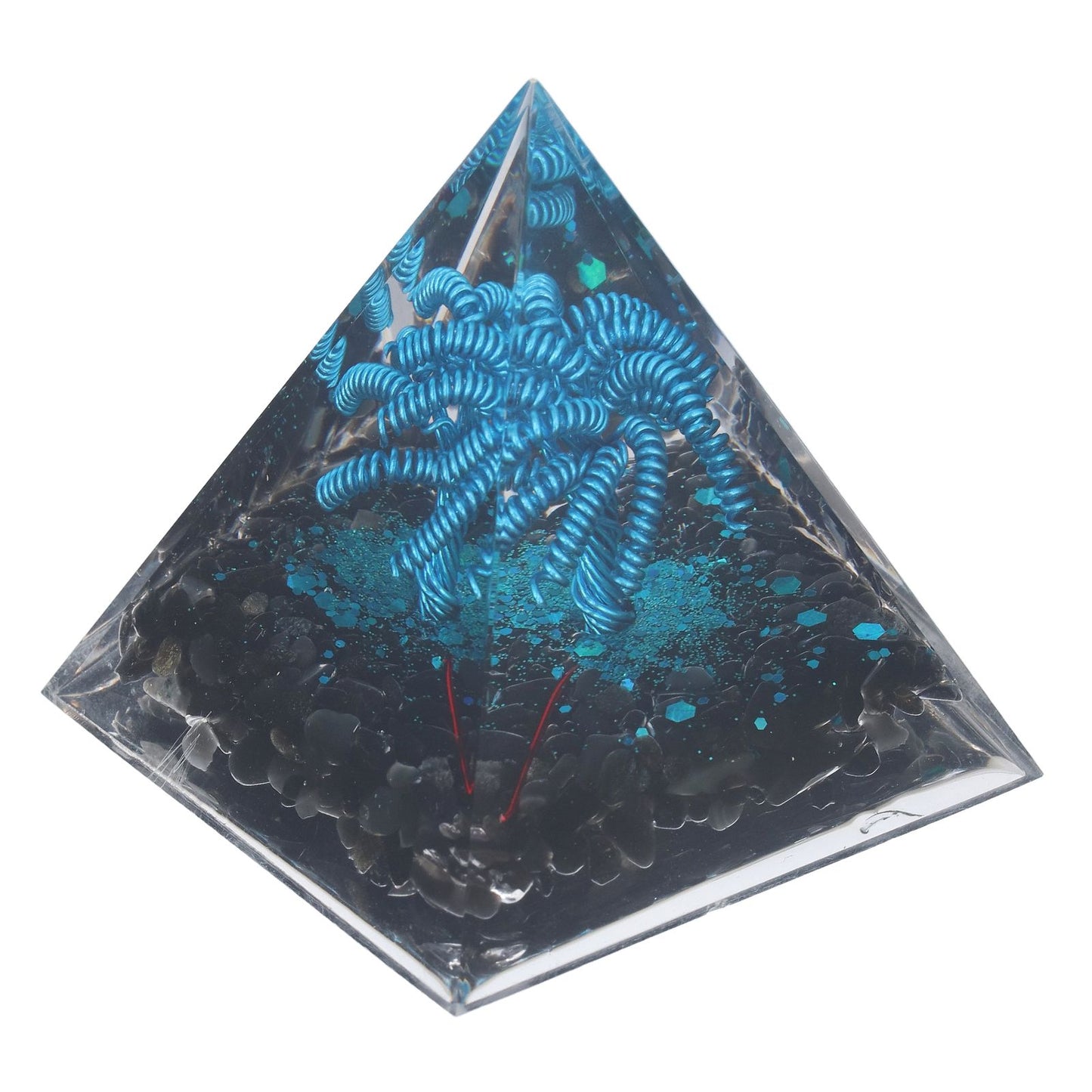 Orgone Pyramid Energy Generation Peaceful Exquisite Healing Energized Gemstones Pyramids for Home Offices Bedroom